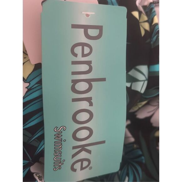 Penbrooke size 10 Blouson Soft Cup Tummy Control One Piece Swimsuit - Picture 3 of 4